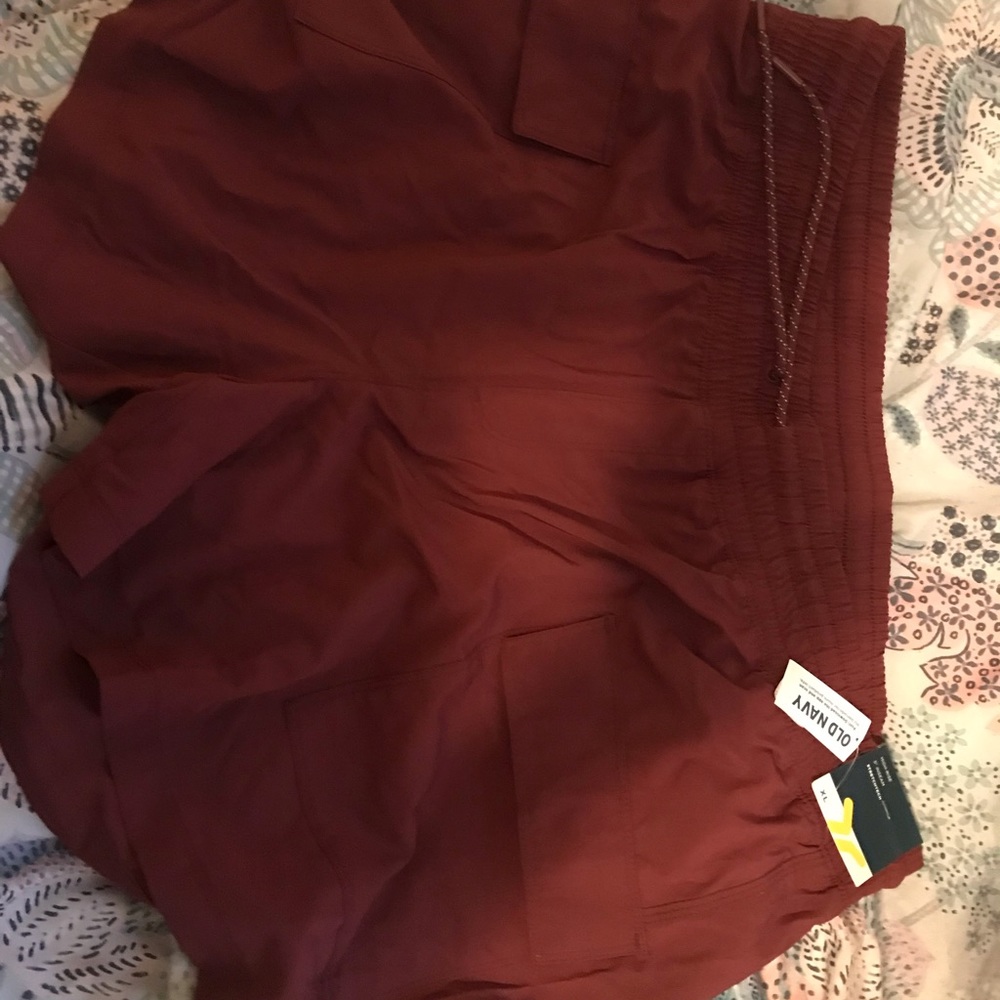 Burgundy Athletic Shorts